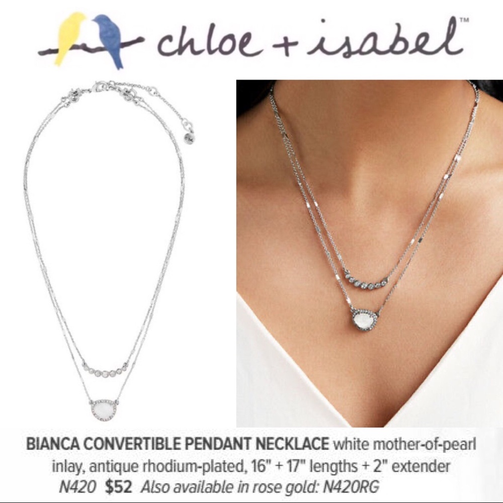 Bianca Convertible Pendant Necklace c+i N420